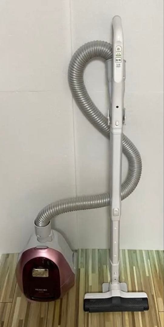 【美品・動作品】東芝 VC-PF9-P 2018年製 紙パック式掃除機 ピンク