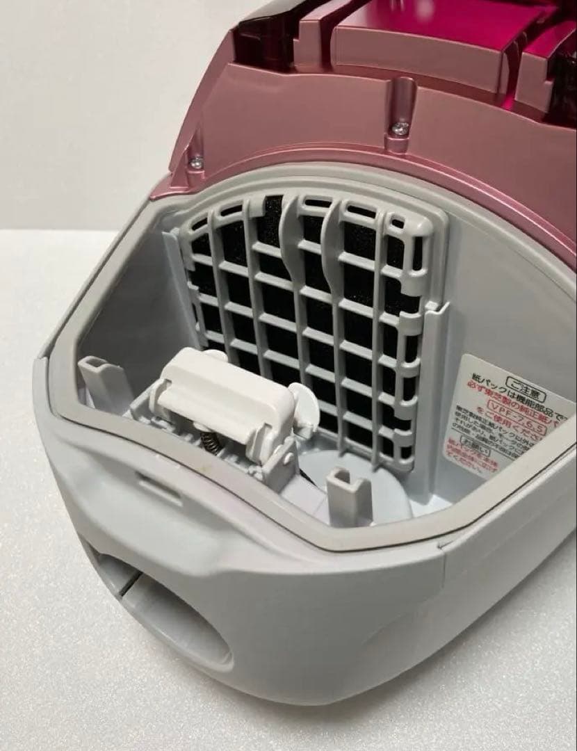 【美品・動作品】東芝 VC-PF9-P 2018年製 紙パック式掃除機 ピンク
