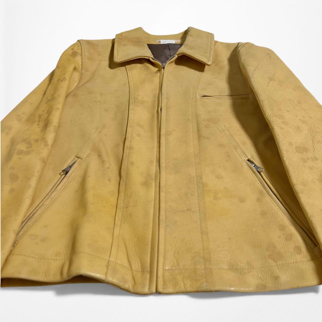 2007AW コムデギャルソン オムプリュス 加工 ライダース レザージャケット