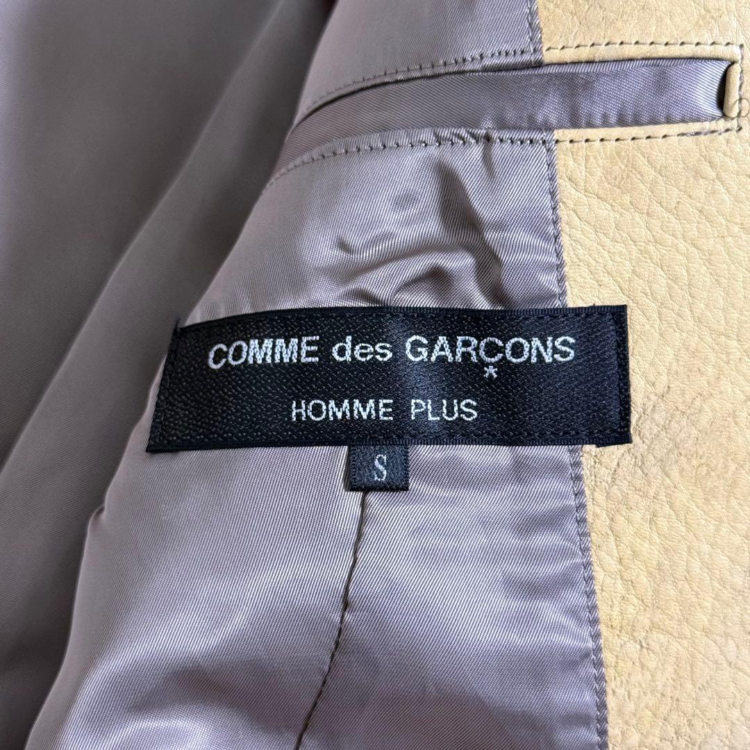 2007AW コムデギャルソン オムプリュス 加工 ライダース レザージャケット