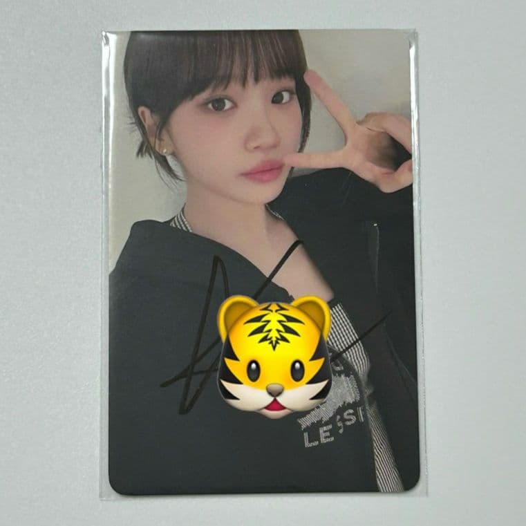 LE SSERAFIM SPAGHETTI 直筆サイン チェウォン