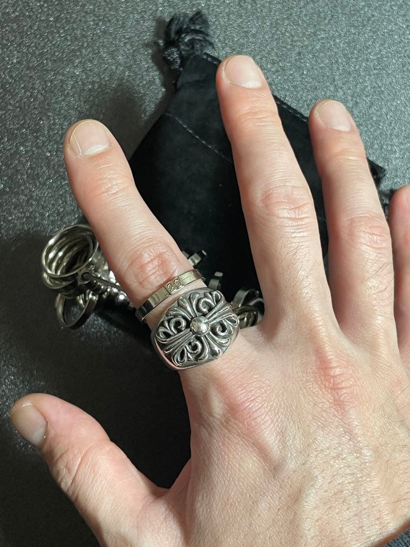 CHROME HEARTS(クロムハーツ) キーパーリング シルバー20-21号
