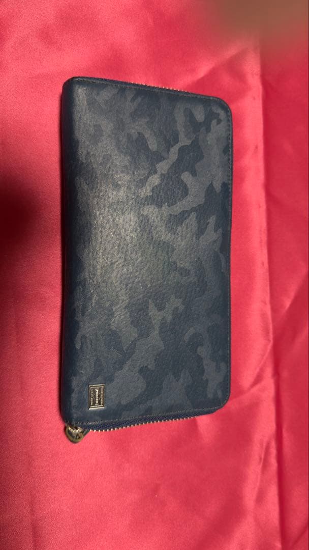 たかひろさま専用　迷彩柄 ネイビー 長財布