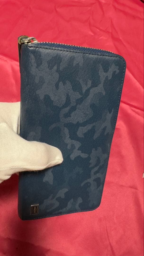 たかひろさま専用　迷彩柄 ネイビー 長財布