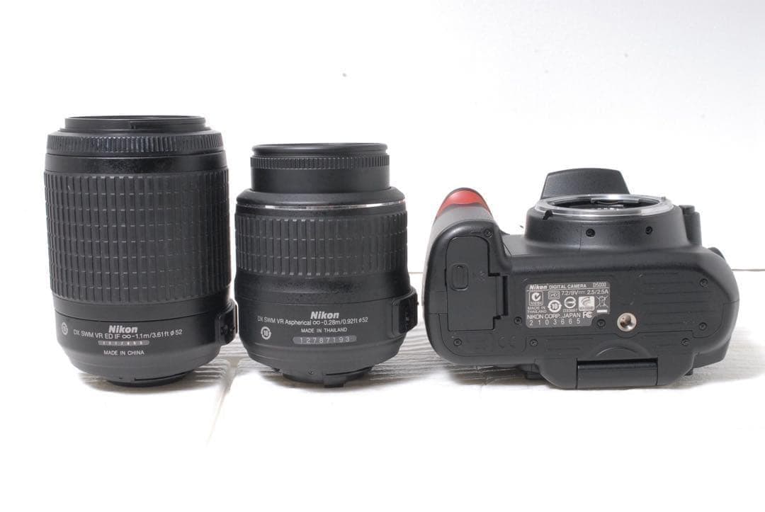 ショット数879回✨Nikon ニコン D5000 ダブルレンズセット