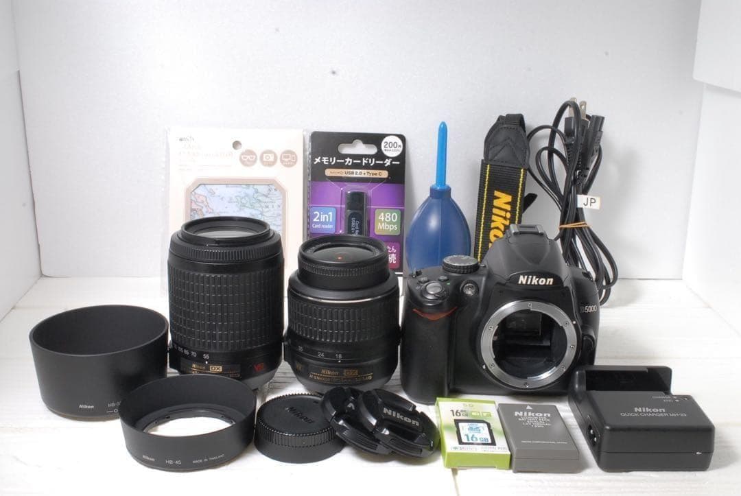ショット数879回✨Nikon ニコン D5000 ダブルレンズセット
