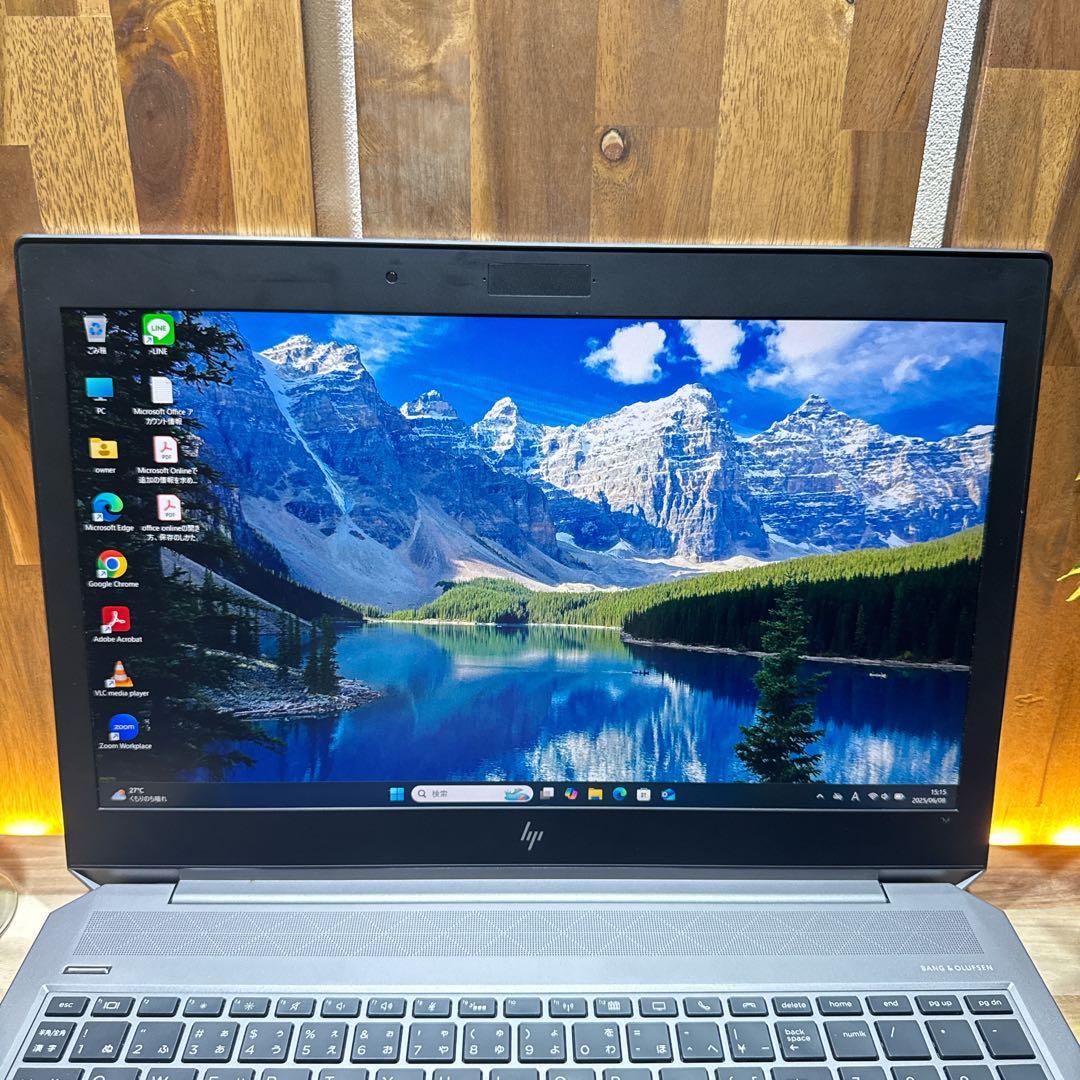 準美品‼️HP ZBook☘最高峰i7☘メモリ32GB☘フルHD☘ノートパソコン
