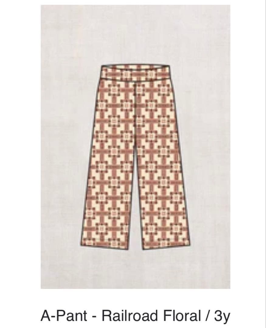 ボトムス・スパッツ Misha&Puff A-Pant Railroad Floral 3Y