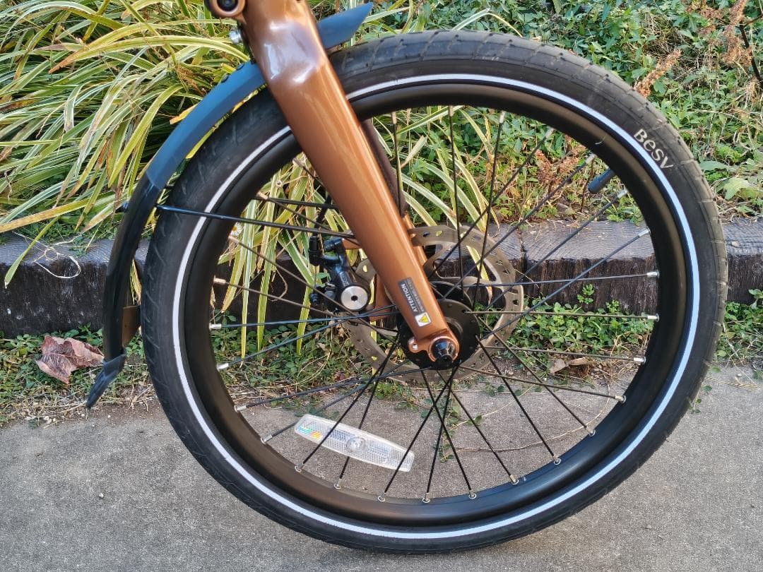 BESV PSF1 2021年頃 折りたたみ電動アシスト自転車 オプション付き