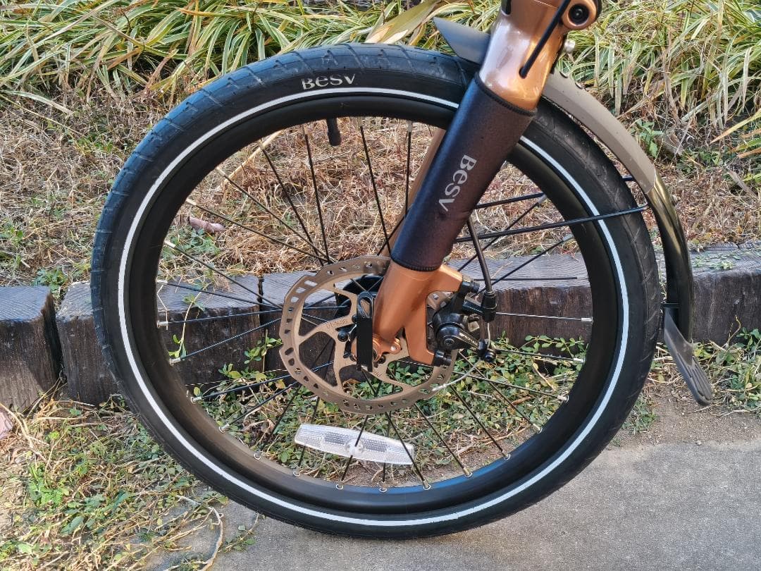 BESV PSF1 2021年頃 折りたたみ電動アシスト自転車 オプション付き