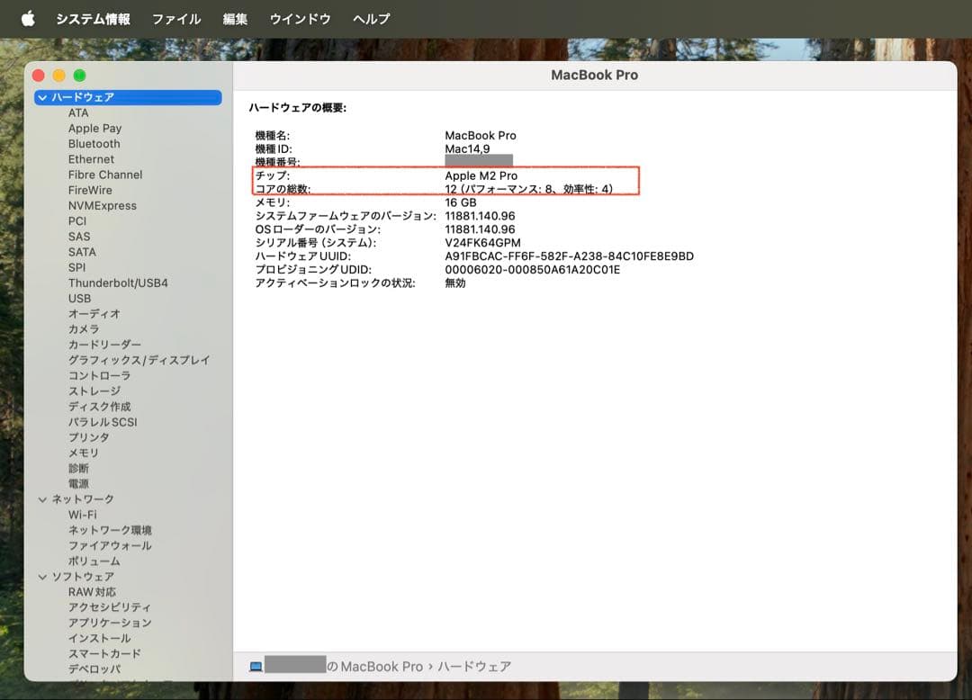 最終値下 MacBook Pro M2Pro 1TB 16GB スペースグレイ