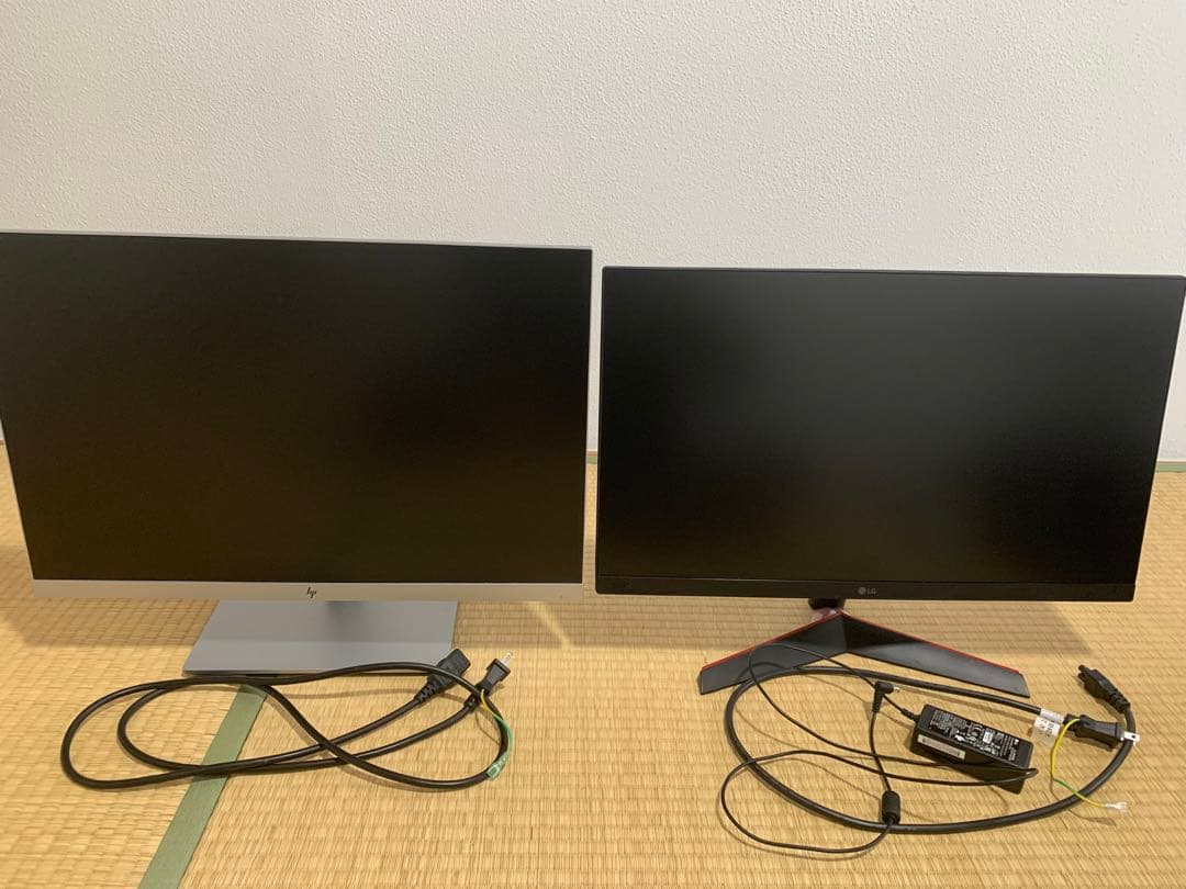HP LG ゲーミングモニターセット 直接引き取り可