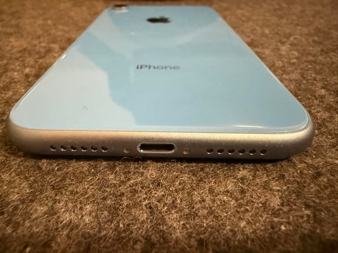 【美品・傷なし】iPhoneXR 64GB ブルー 中古 バッテリー86%