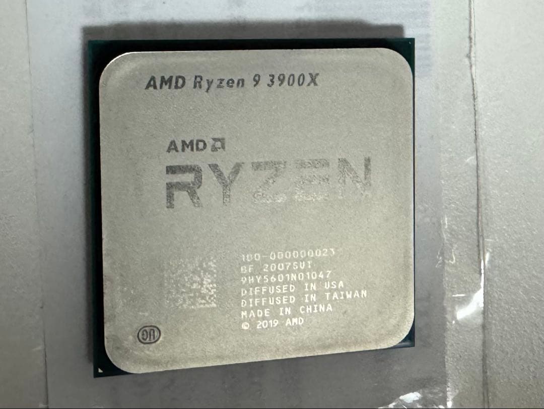 AMD RYZEN 9 3900X CPU PRISMクーラー付き