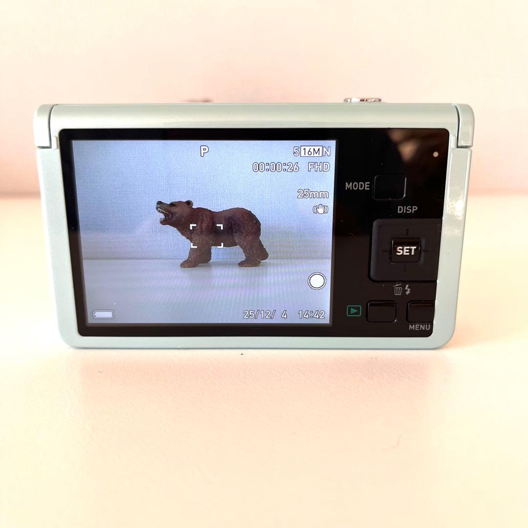 【美品】CASIO EXILIM EX-ZR60 ミントグリーン デジカメ