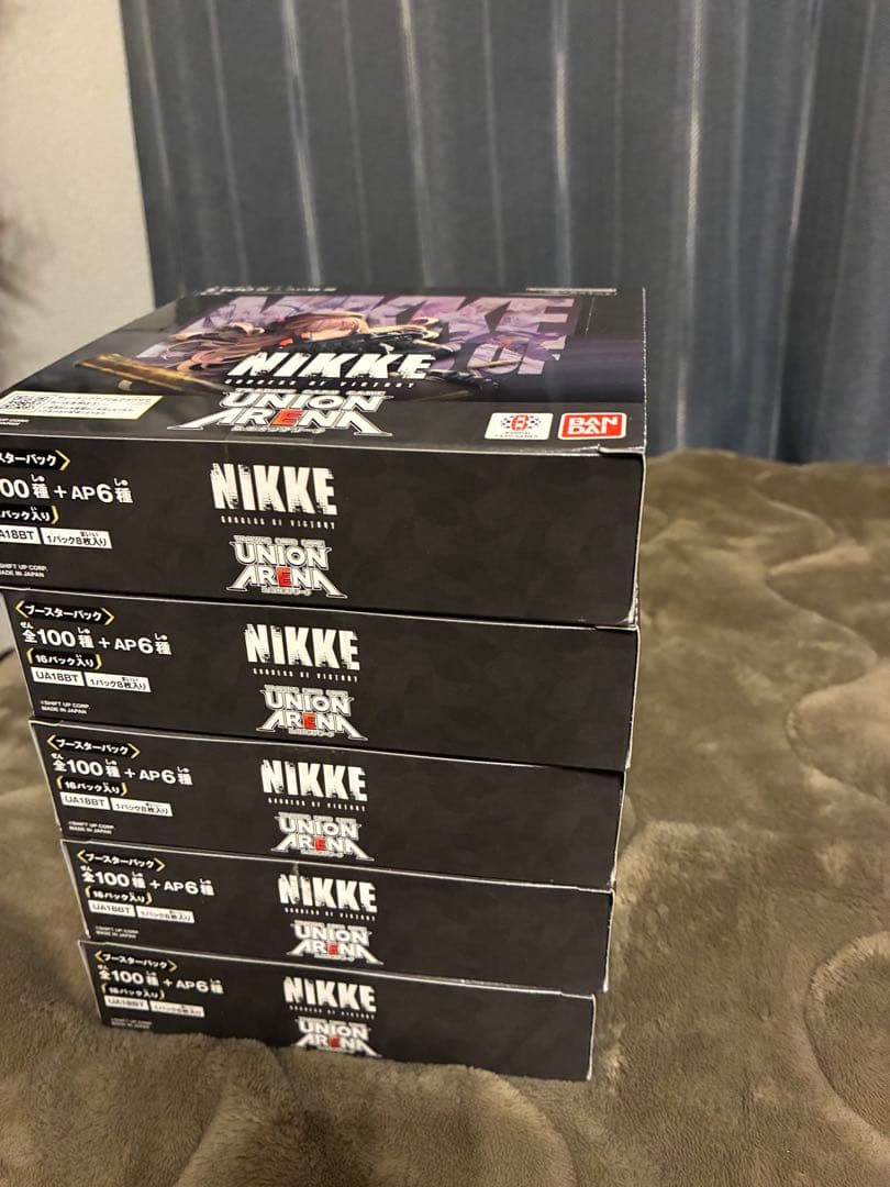 ユニオンアリーナ　NIKKE ブースターパックbox 5セット テープ付　未開封
