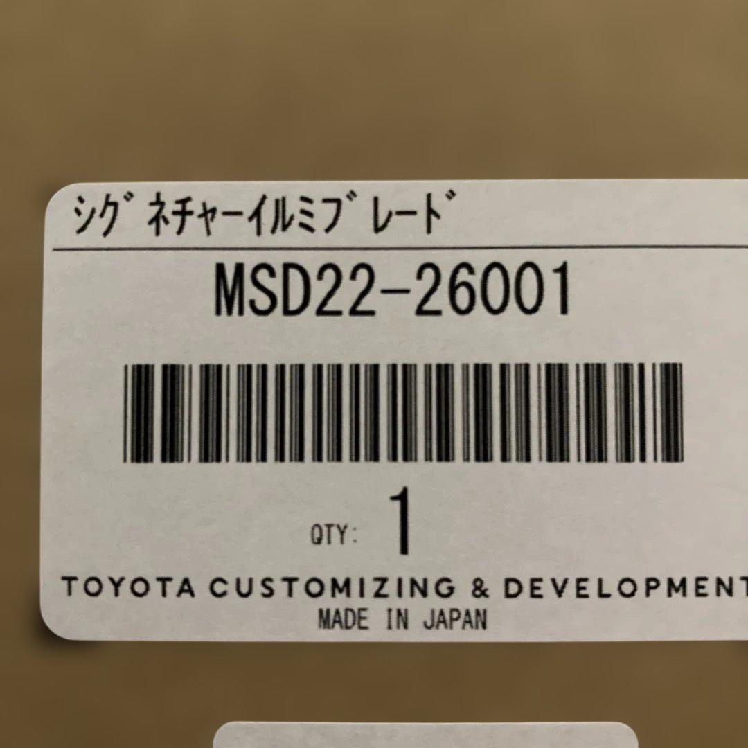 ハイエースシグネチャーイルミブレード