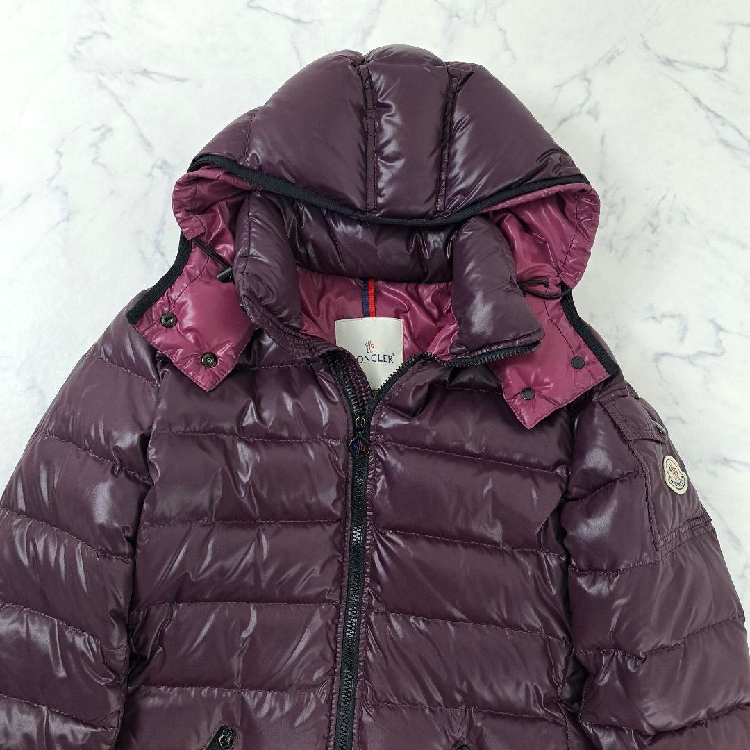 正規品★美品 MONCLER MOKA モカ ダウンコート フード付 0