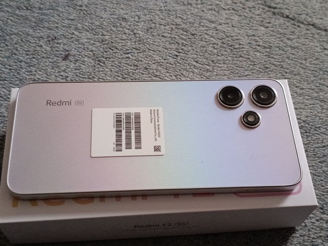 美品　Redmi 12 5G XIG03 Xiaomi SIMフリー