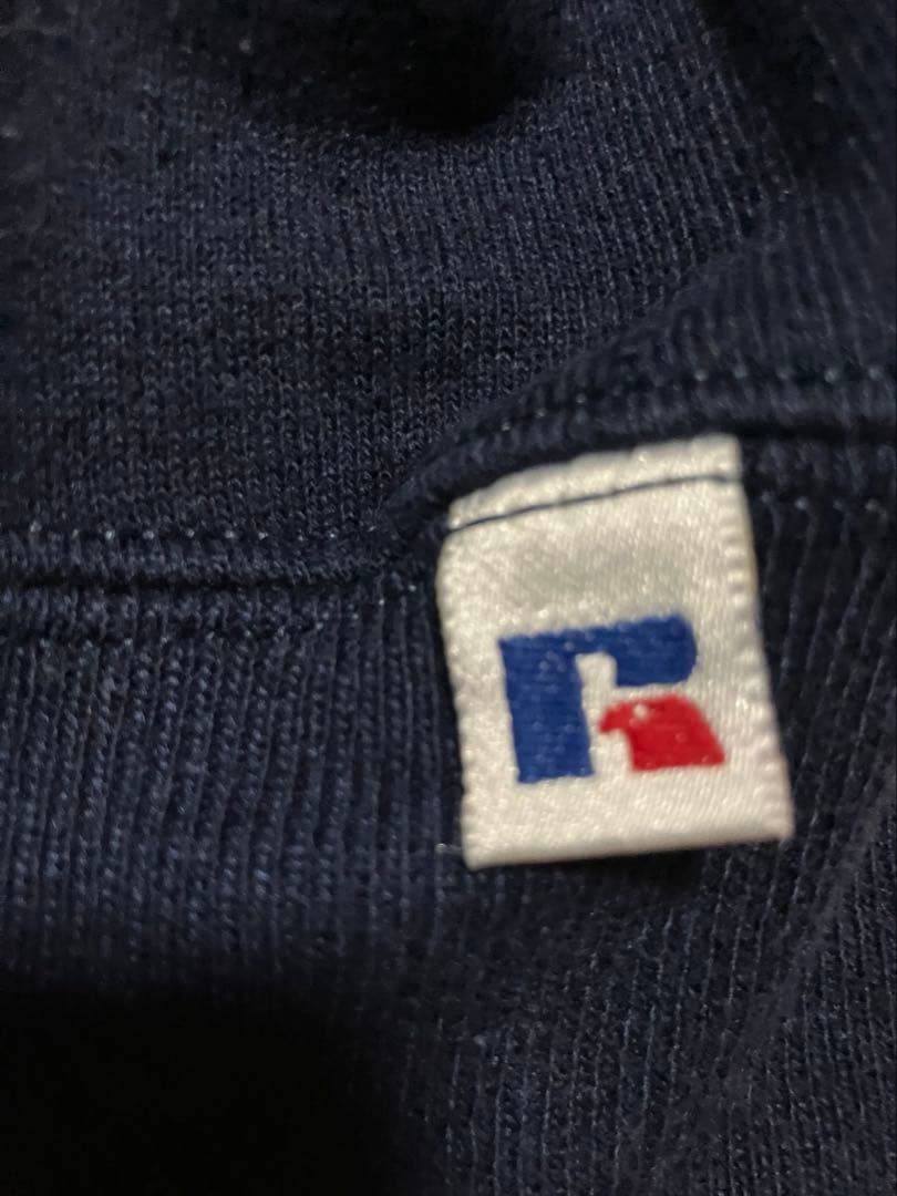 ラッセルアスレチック　スウェット　ビンテージ　アメリカ製　ネイビー XL