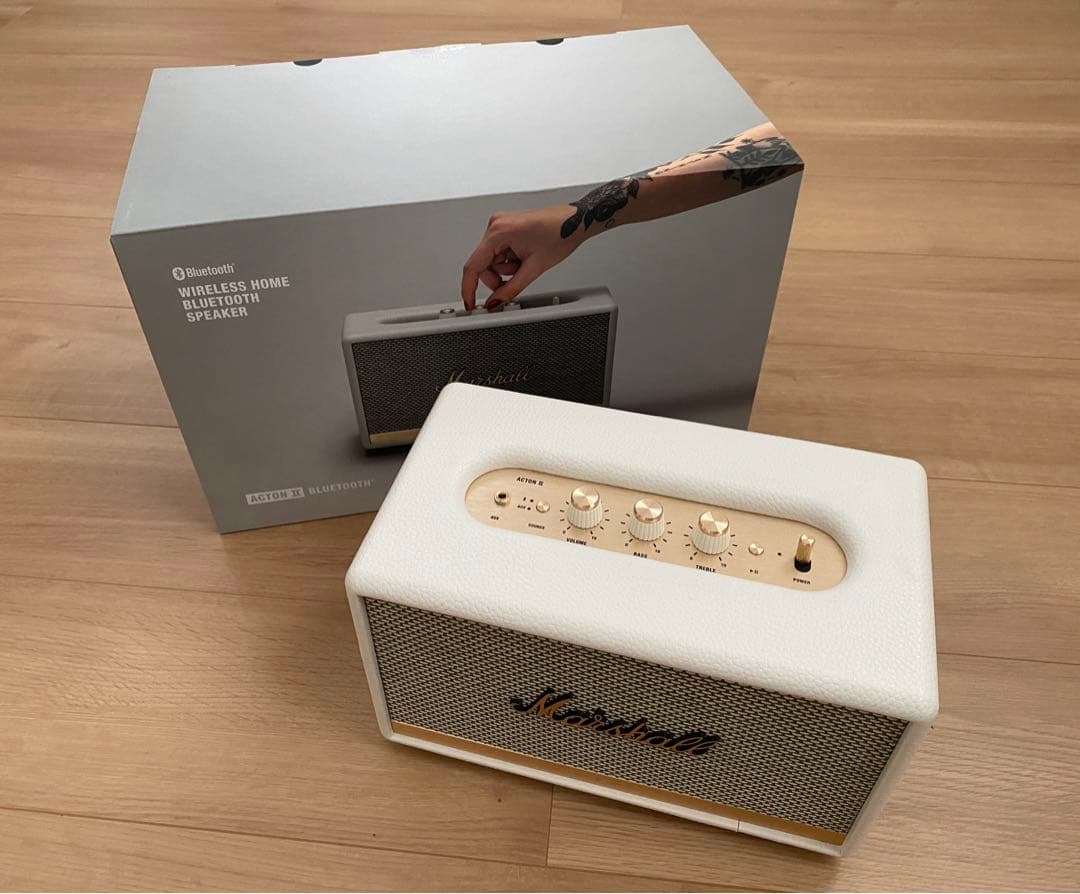 【未使用】Marshall／ワイヤレススピーカー／ACTON II ／ホワイト