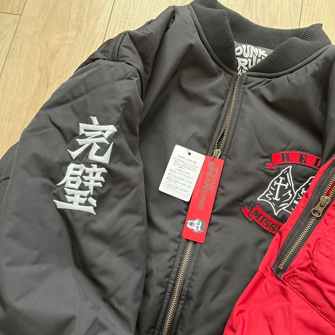 XL パンクドランカーズ✖︎キン肉マンxarktzクロスボンバーMA-1 JKT