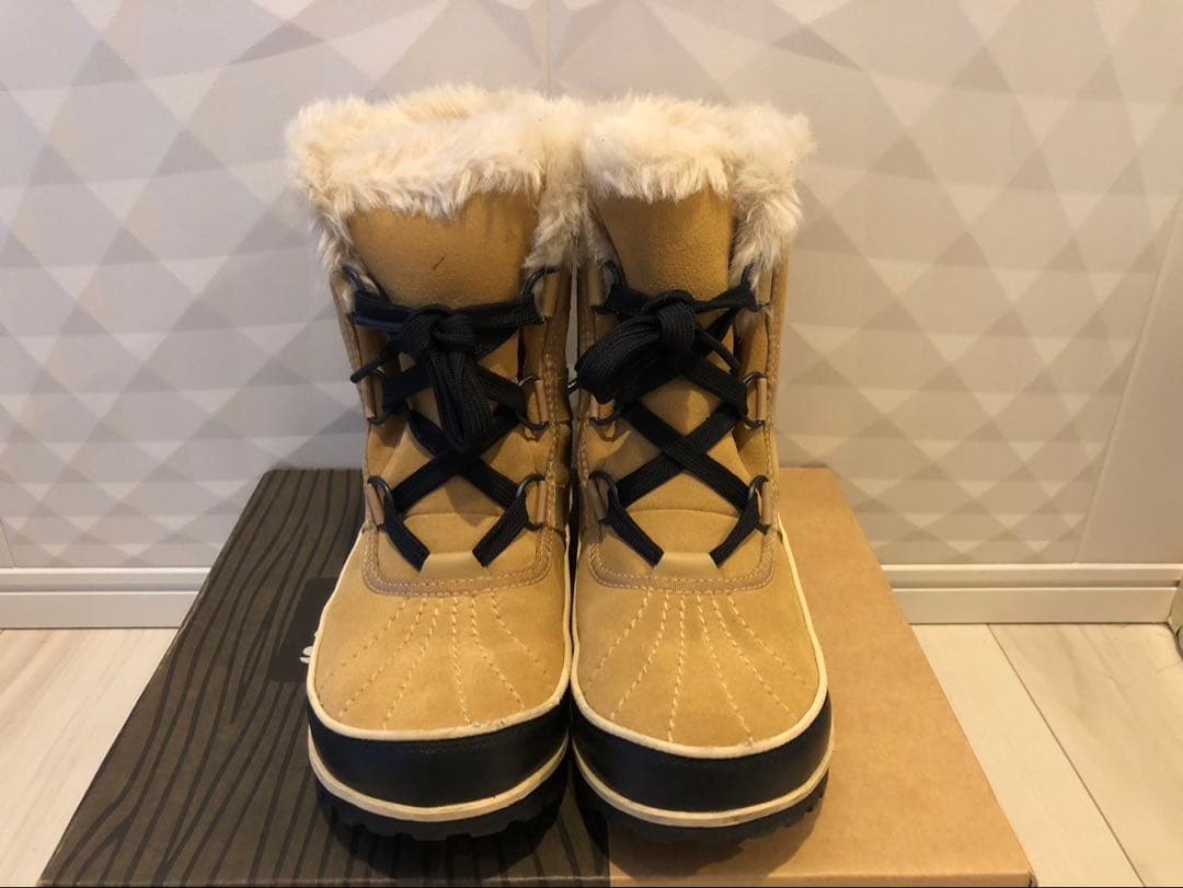 【極美品】ソレル　SOREL ティボリスノーブーツ　内ボア　23〜23.5cm