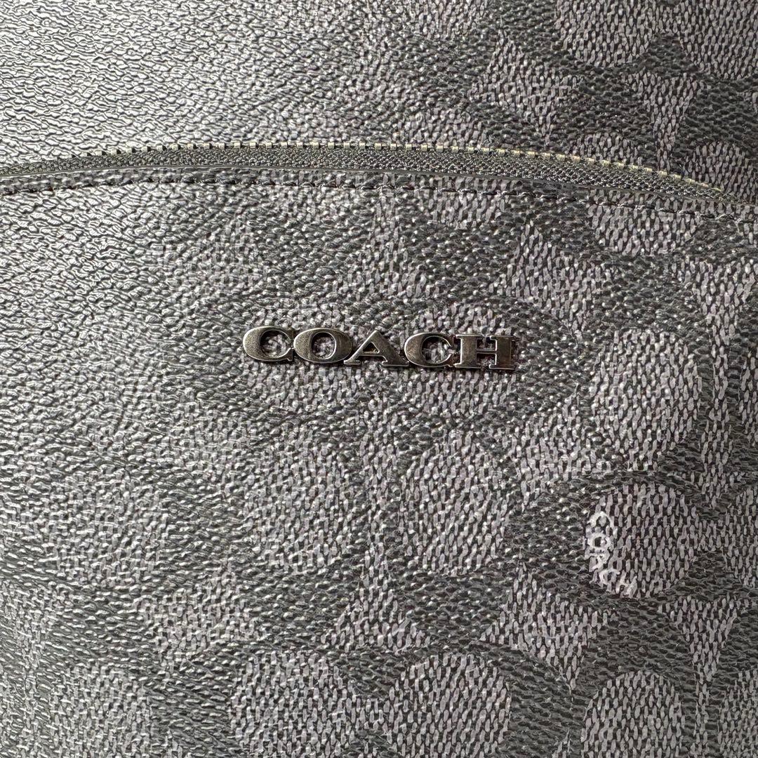 コーチ COACH ボディバッグ イーサン シグネチャー 黒 ブラック.