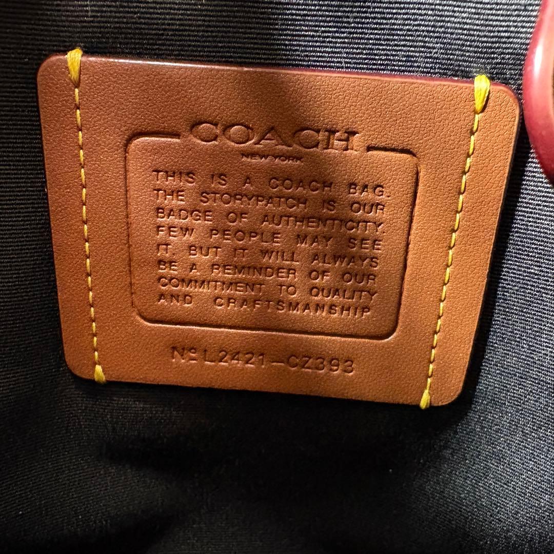 コーチ COACH ボディバッグ イーサン シグネチャー 黒 ブラック.