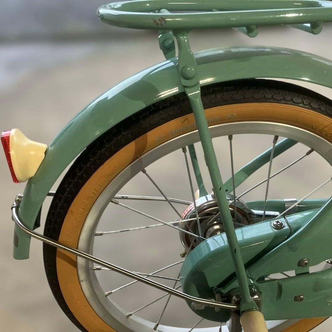 ブリヂストン　ハッチ　幼児用自転車 ミントグリーン　16インチ