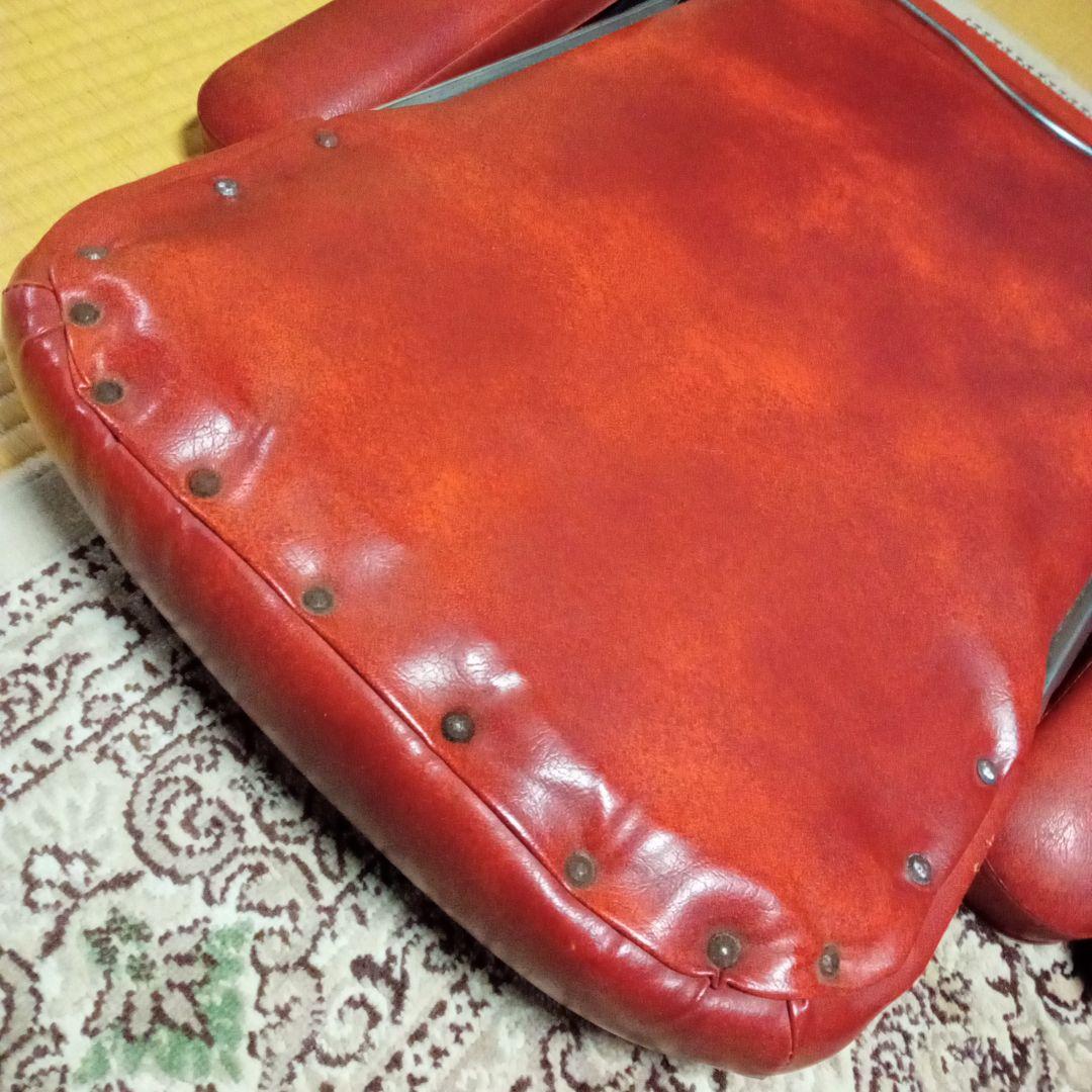 昭和レトロ　座椅子2個セット　E−412