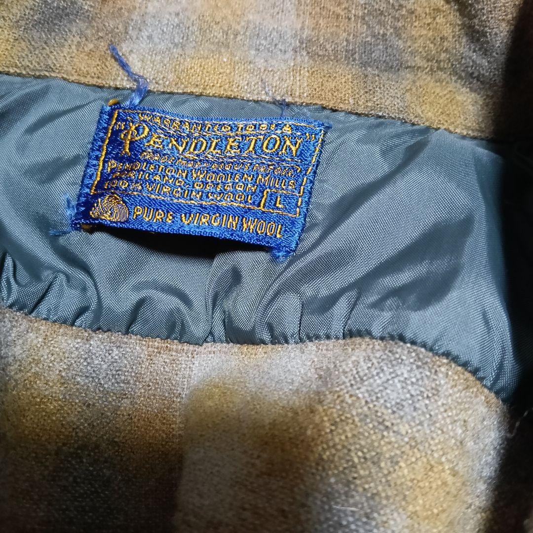 u*o様 60s Pendleton ペンドルトン ピュアウール 長袖シャツ L
