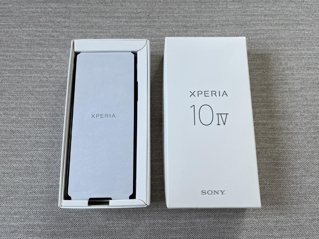 SONY Xperia 10 IV(128GB)SIMフリー【美品】純正カバー付