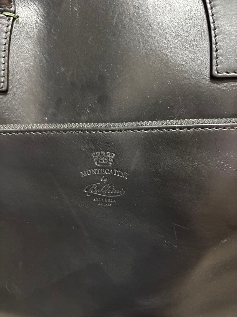 Boldrini Montecatini ビジネスバッグ 黒　定価71500円