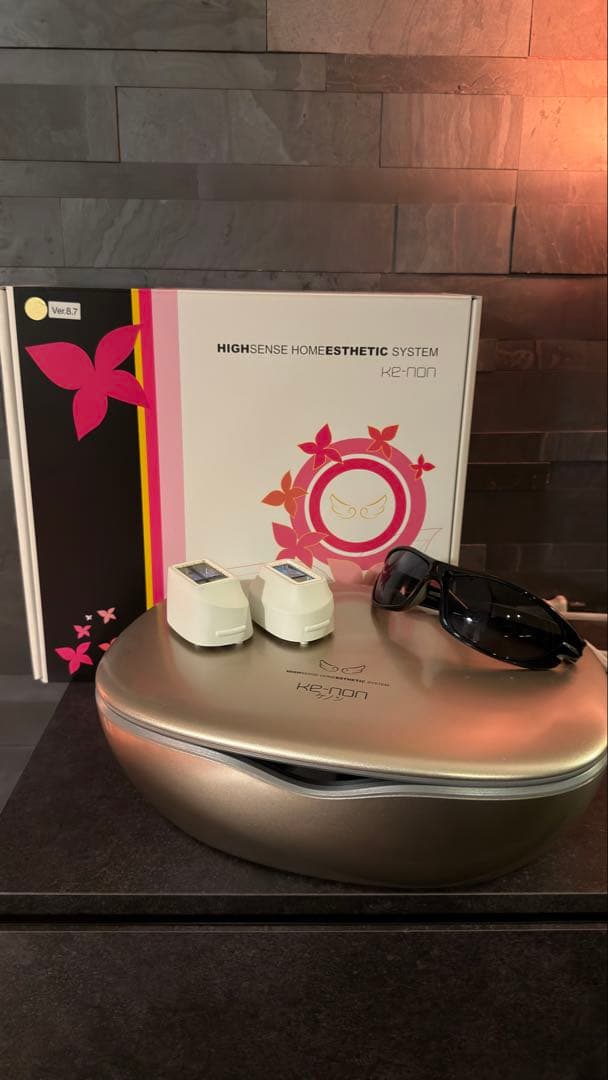KE-NON ケノン 脱毛器 シャンパンゴールド Ver8.7（箱付き）
