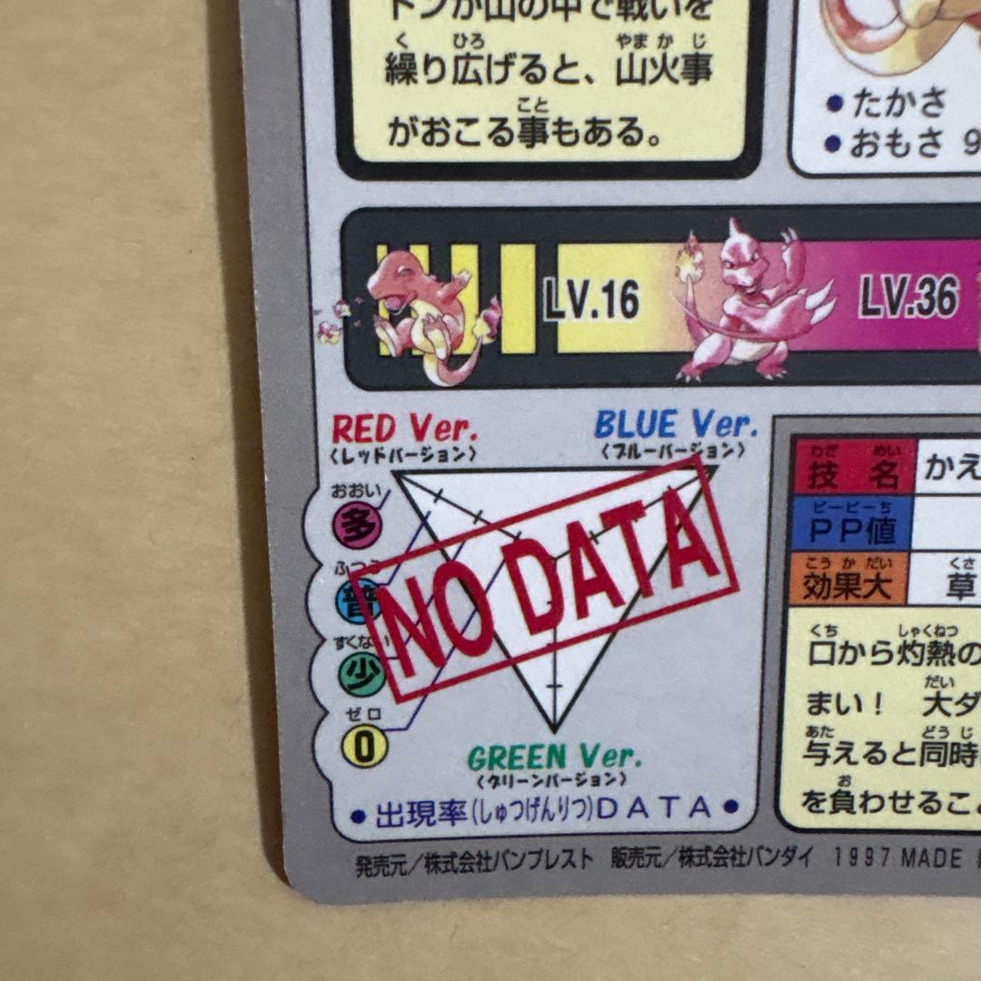 リザードン ホロカード FILE No.006