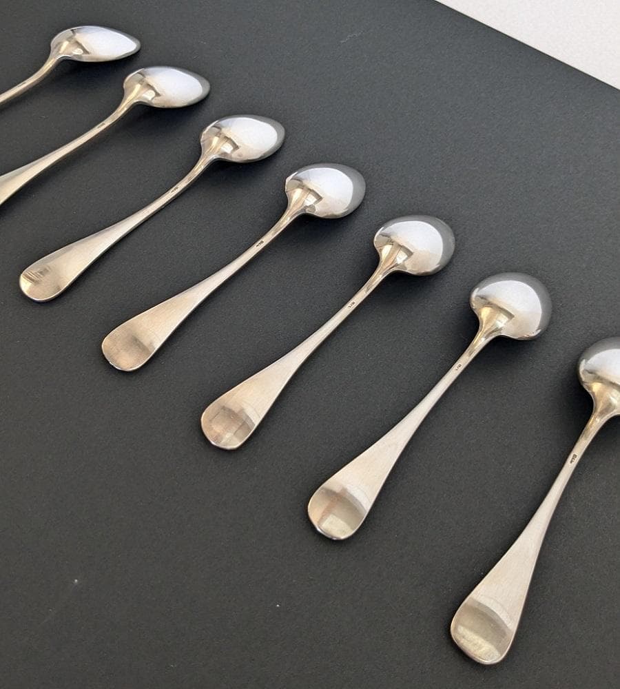 【値下げしました】フランス　SFAM社　シルバーティースプーン　7本セット