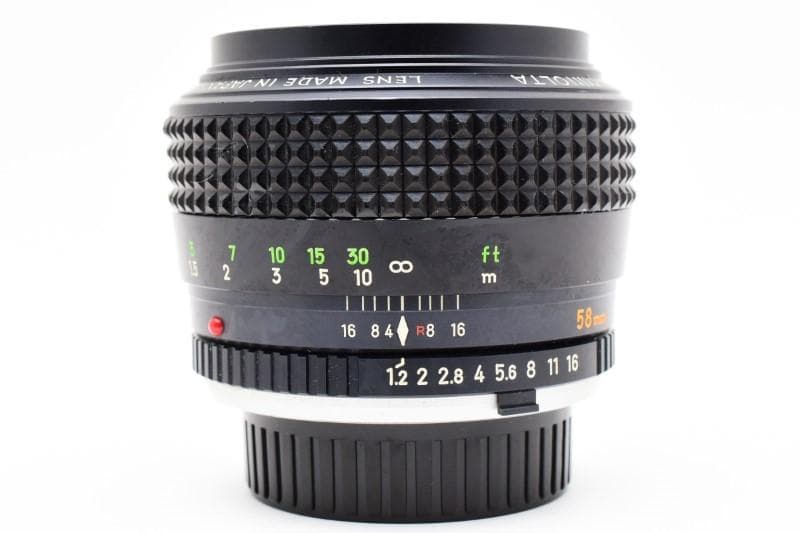 Minolta MC ROKKOR 58mm F/1.2（整備品）