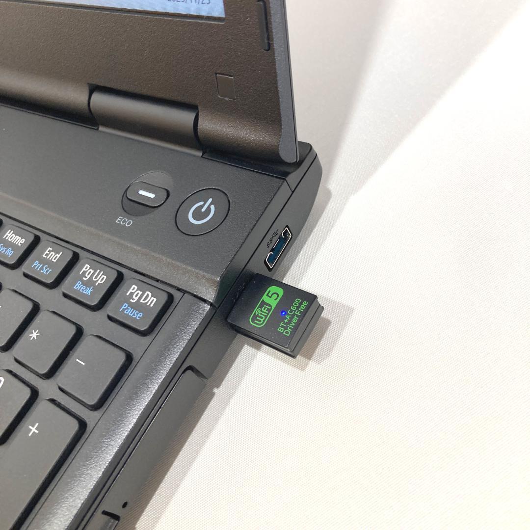 初心者✨快適・大画面・DVD✨黒✨すぐ使えるノートパソコン◇D391-1