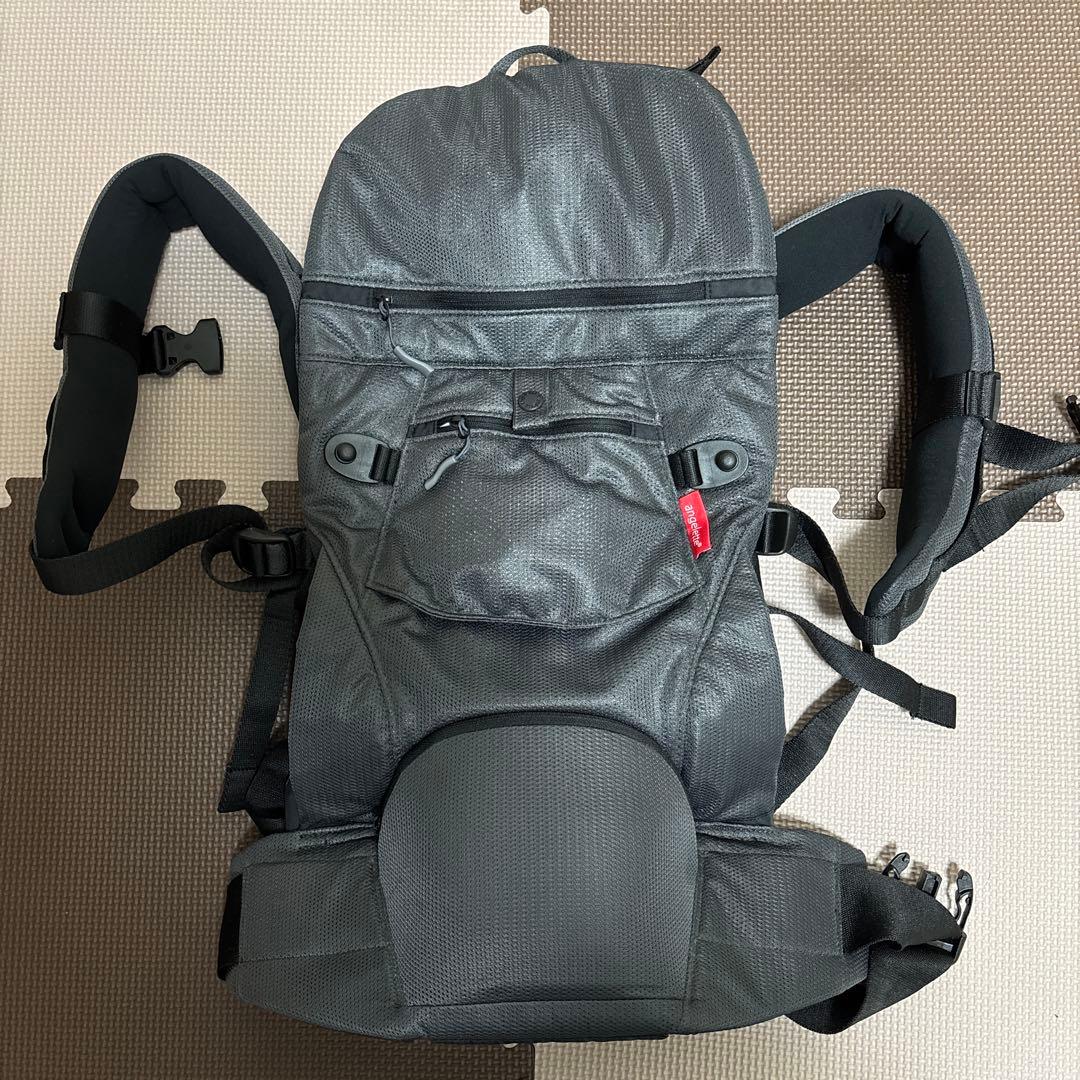 【試着のみ未使用】抱っこ紐アンジェレッテ チャコールグレー