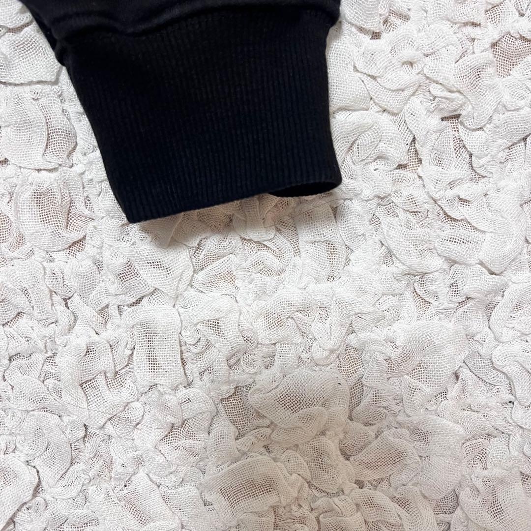 『人気Lサイズ』 パームエンジェルス　パーカー　パイルロゴ　ベア　黒　【L】