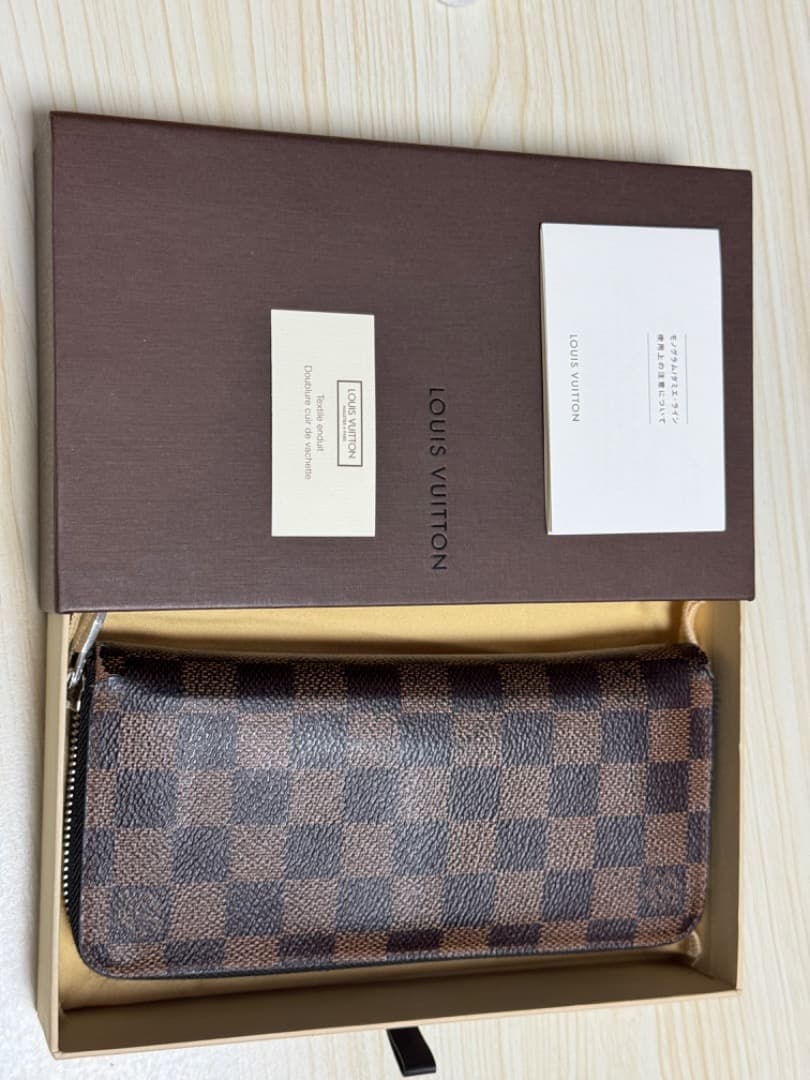 ルイヴィトン　ダミエ ジッピーウォレット ヴェルティカル N61207