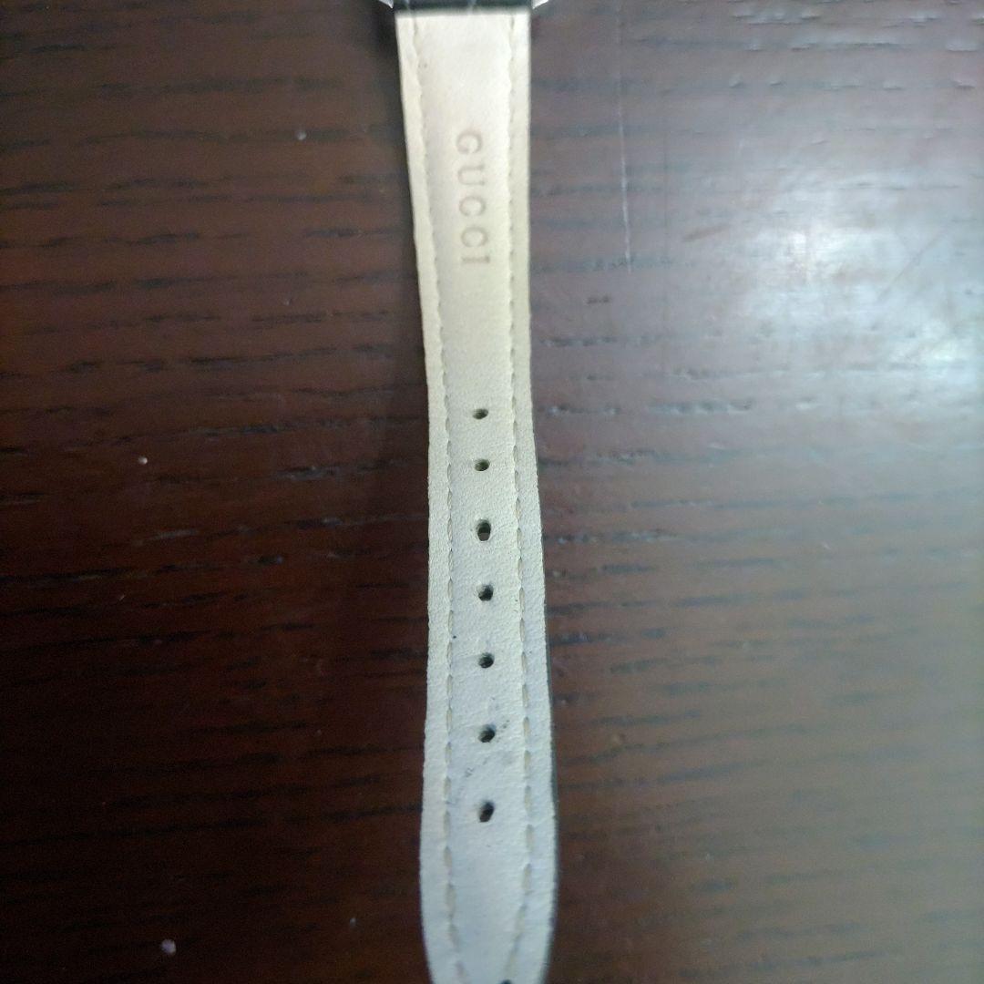 グッチ　5500L レザー　腕時計　レディース　黒革