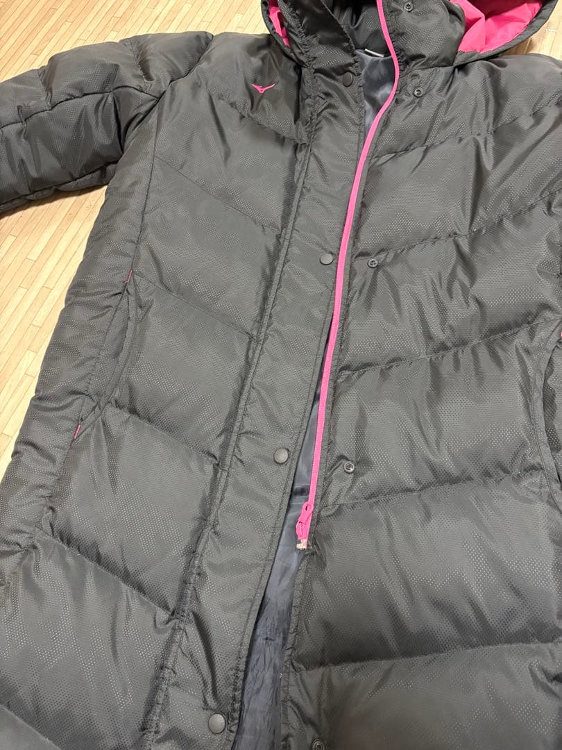 MIZUNO（ミズノ）レディース ロング丈ダウンコート（ベンチコート)L