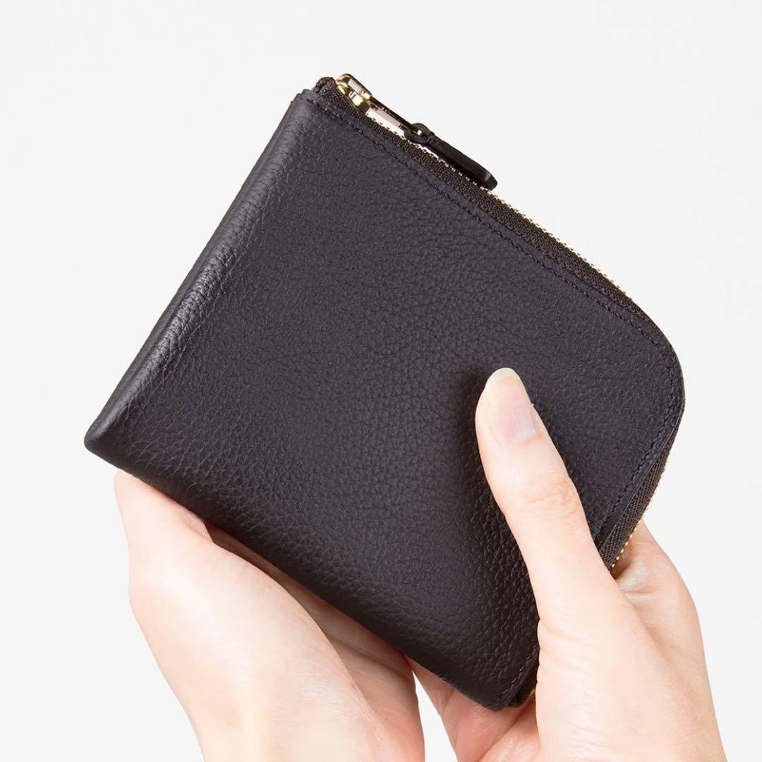 おおばせいほう 大峡製鞄 0051-3-GMS Lジップ札入れ マルチケース 黒