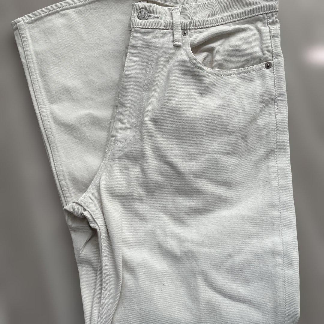 AURALEE オフホワイト5Pデニム