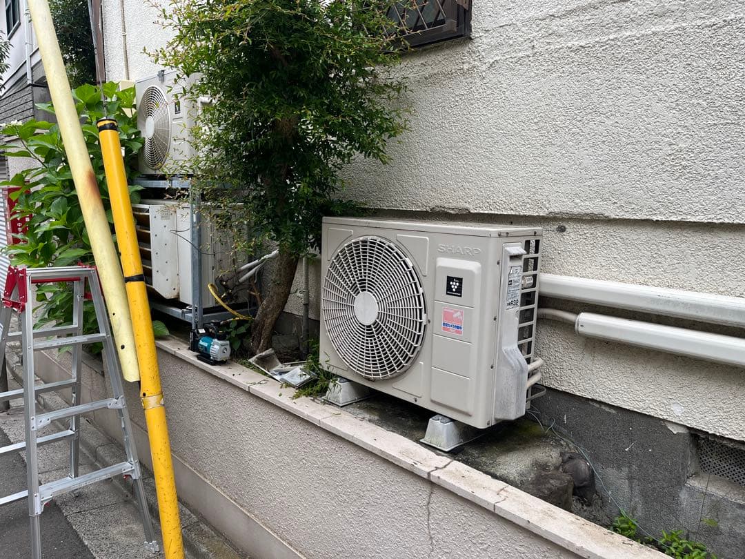 エアコン取付　標準工事チケット　エリア大田区近辺　世田谷区港区品川区目黒区川崎