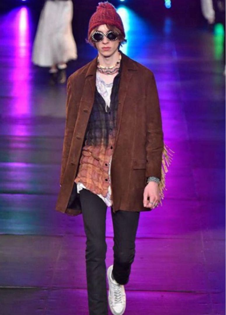 J*N様 相場以下Saint Laurent Paris グラデーション チェッ