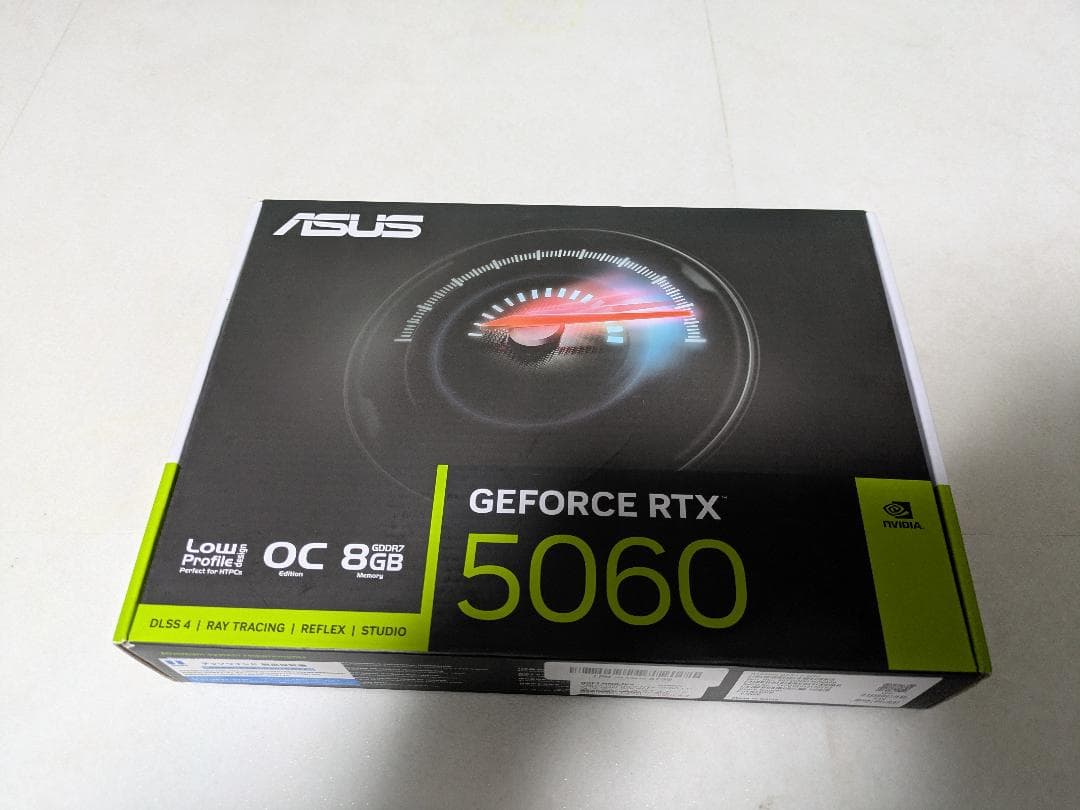 グラフィックボード・グラボ・ビデオカード ASUS RTX 5060 8GB RTX5060-O8G-LP-BRK