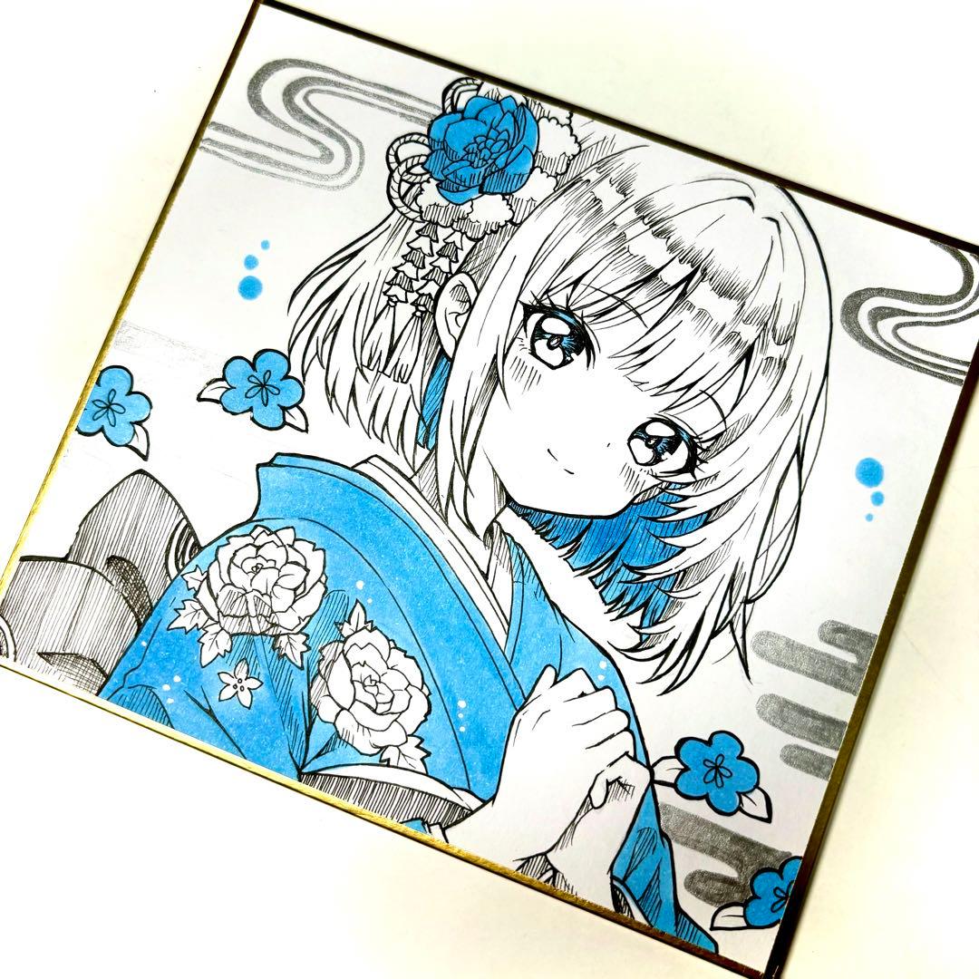 h*☆様 オリジナル手描きイラスト アナログ